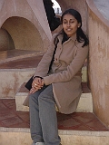 Asmita On Roof Of La Pedrera